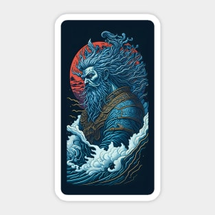 POSEIDON WALL ART Sticker